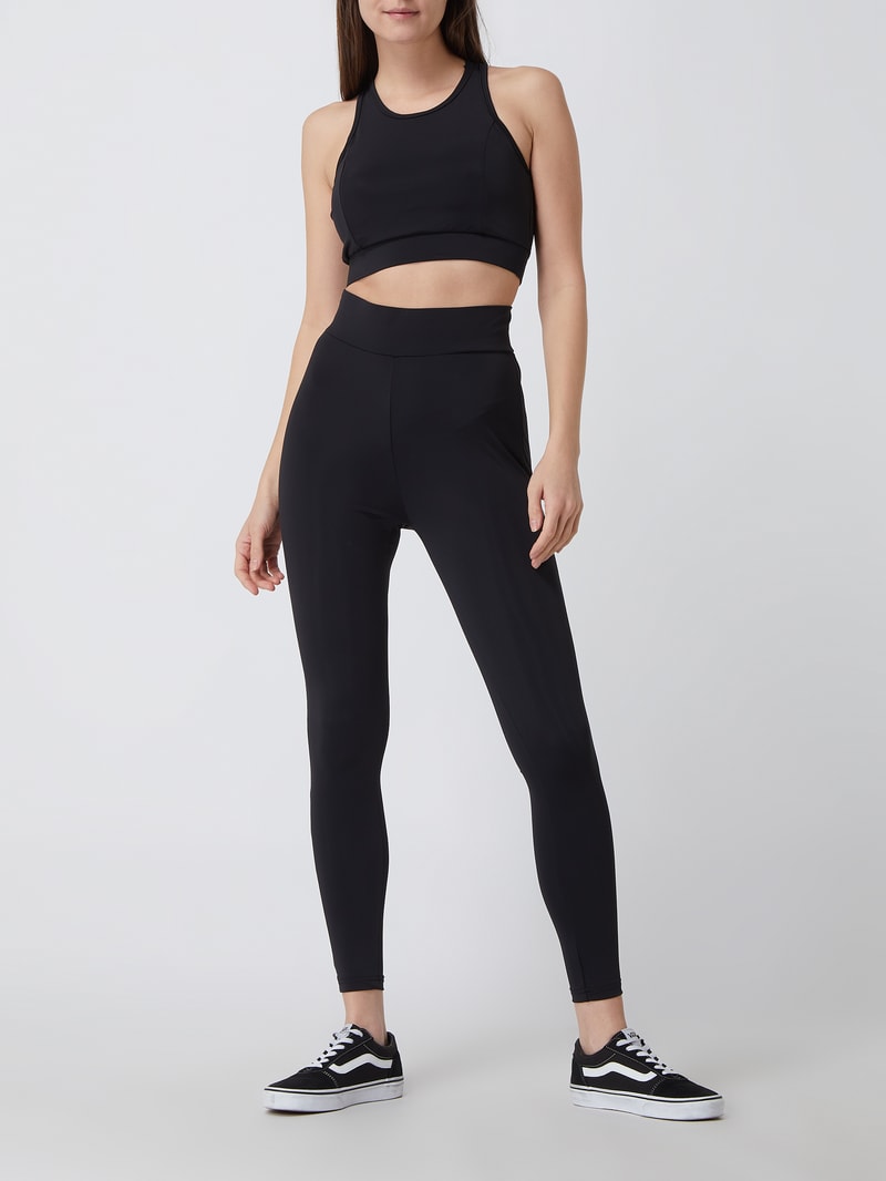Bustier mit Racerback in schwarz