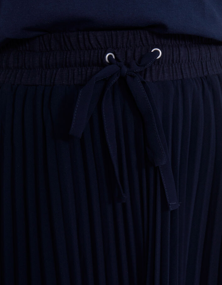 Jupe longue plissée avec détail bandes sport femme