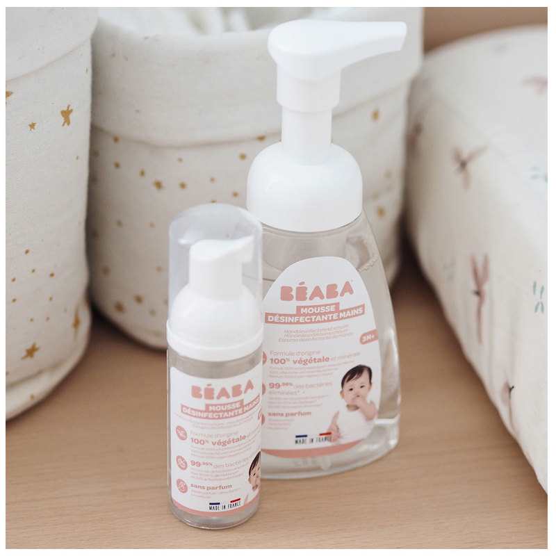 Mousse désinfectante pour les mains sans parfum 50 ml Beaba