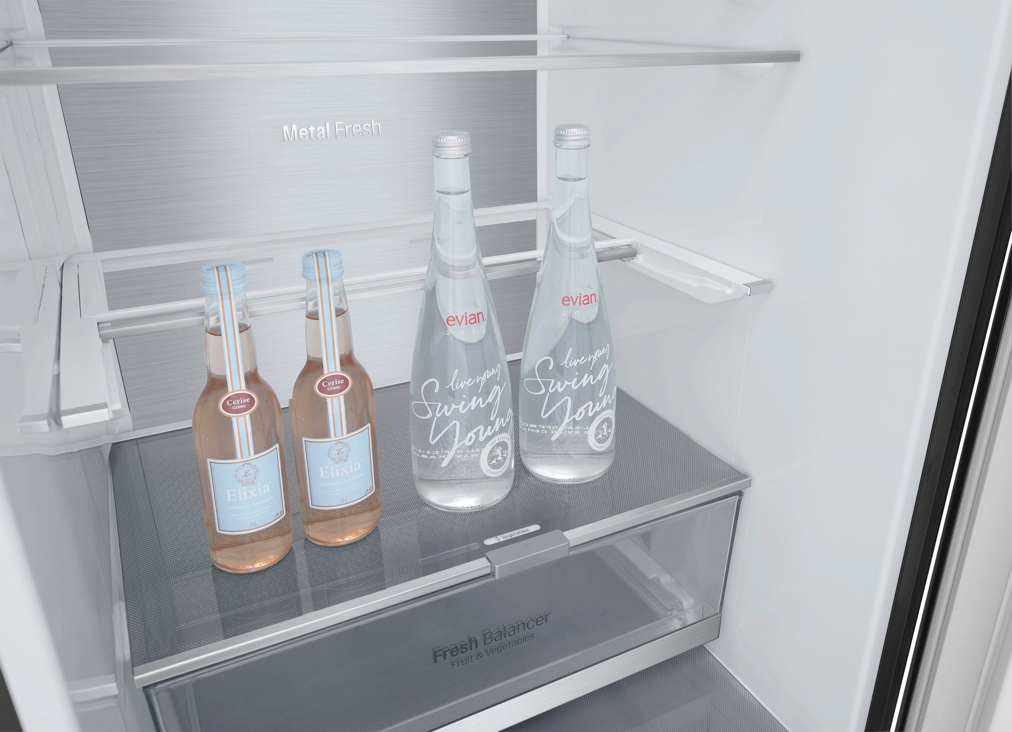 LG Kühl-/Gefrierkombination GBB92MCACP, 203 cm hoch, 59,5 cm breit