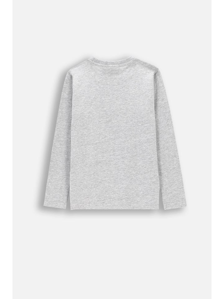 Coccodrillo T-Shirt mit langen Ärmeln in grau günstig kaufen
