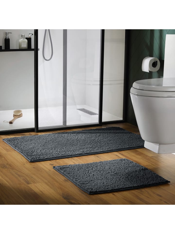 REDBEST Badematte Monrovia in dunkelgrau günstig kaufen