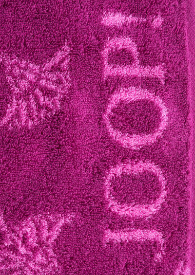JOOP!, Handtuch, 50 x 100 cm, cassis gemustert