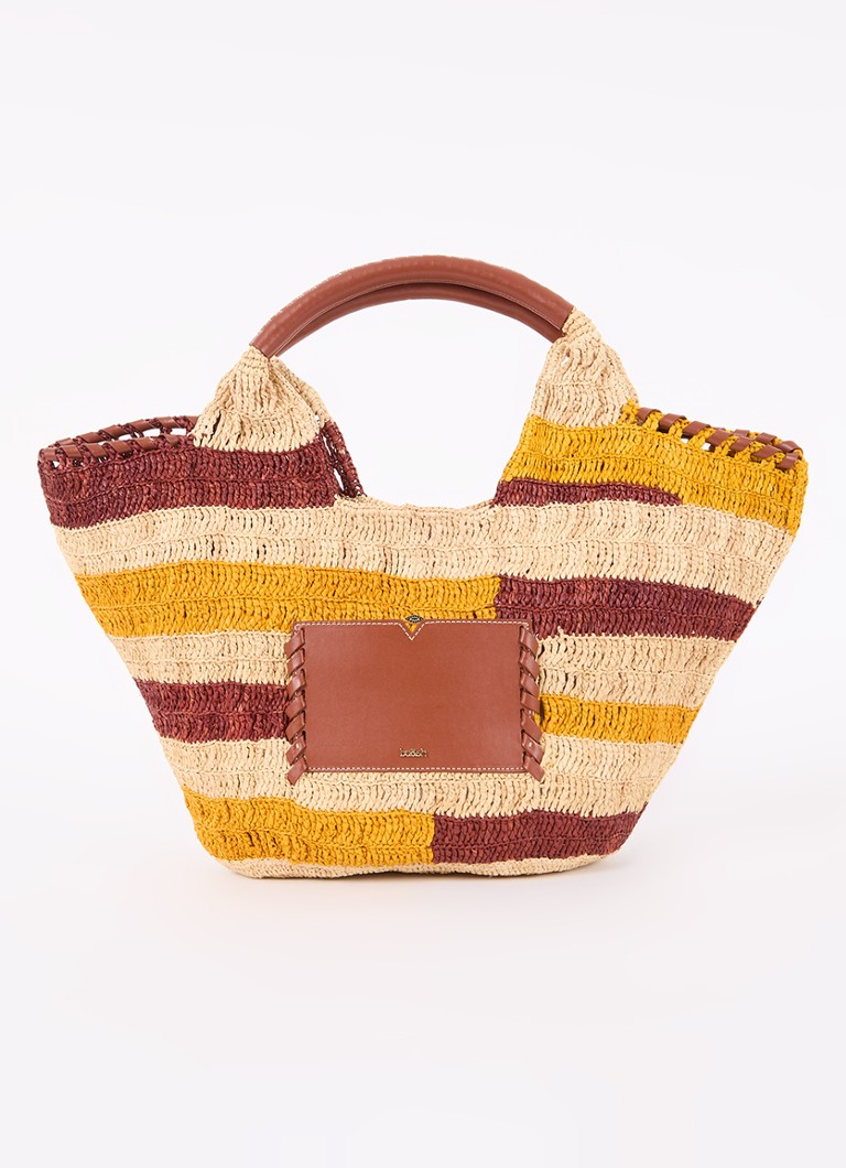 ba&sh Ara raffia handbag