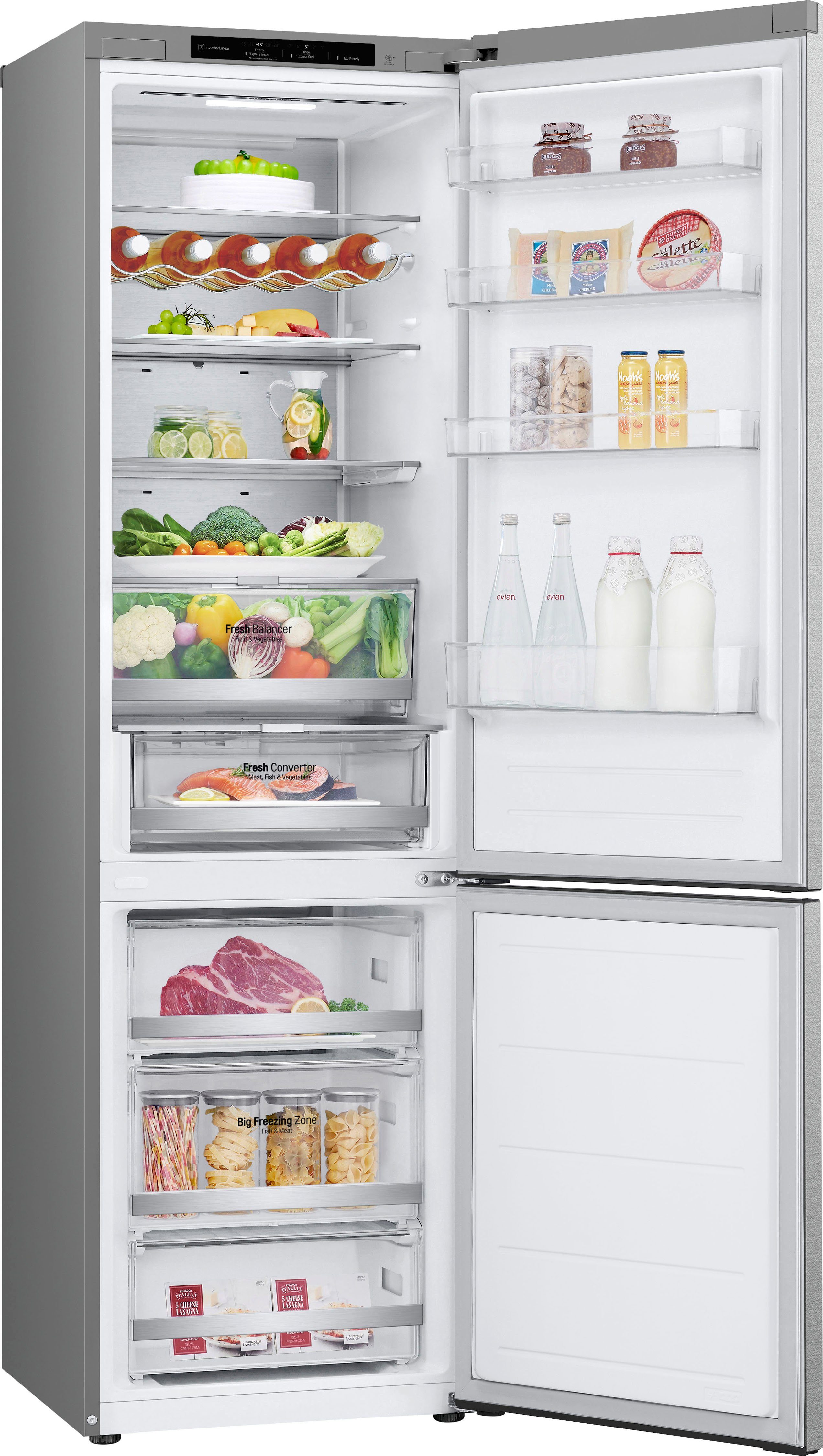 LG Kühl-/Gefrierkombination Serie 7 GBV7280CMB, 203 cm hoch, 59,5 cm breit