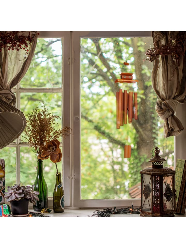relaxdays Windspiel in Braun - (B)14 x (H)60 cm günstig kaufen onesize