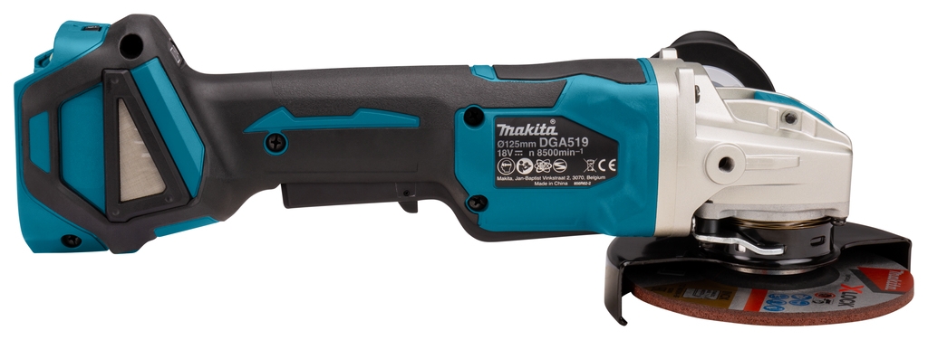 Polizor unghiular Makita DGA519ZJ X-Lock 18V fără baterii și încărcător 125mm