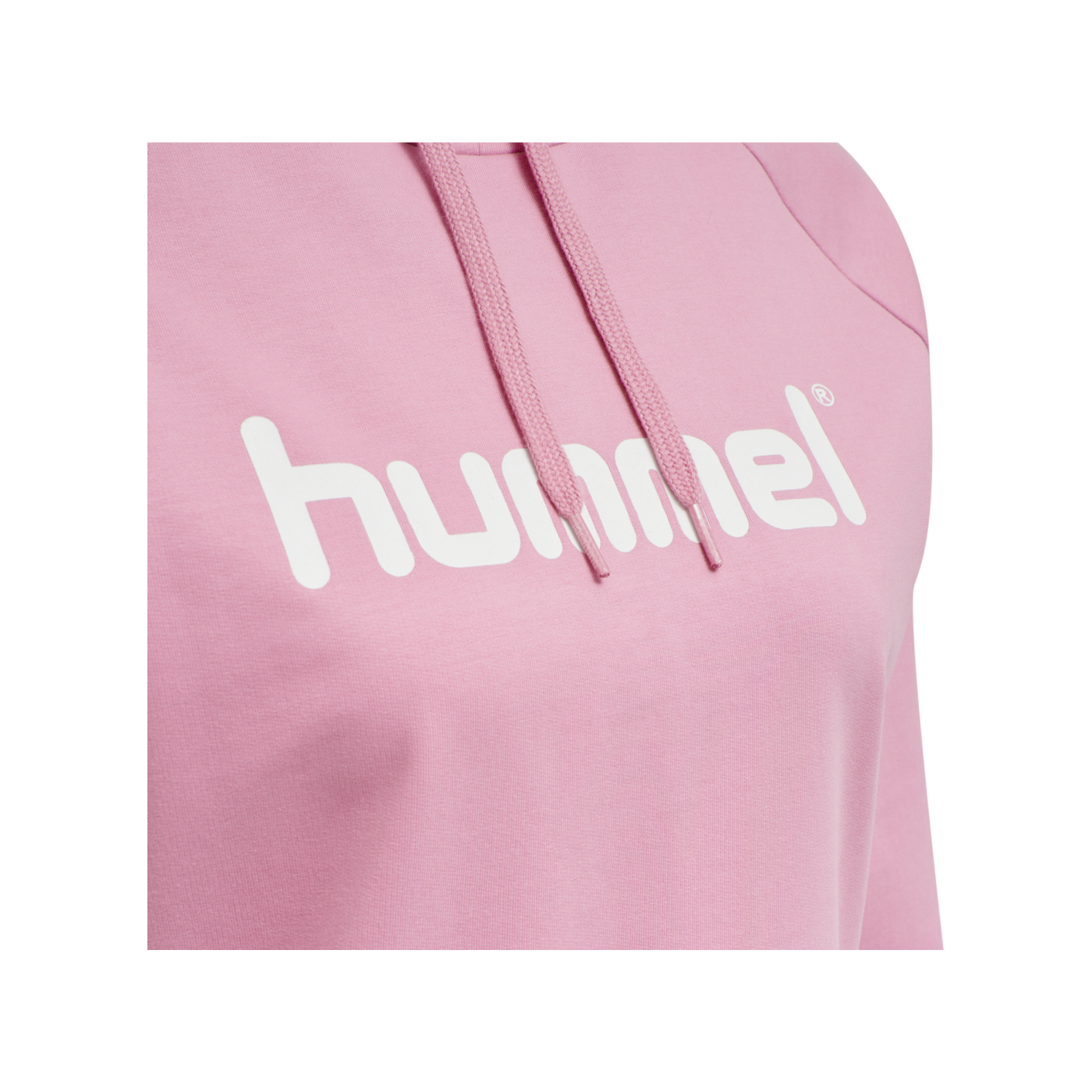 Hummel Cotton Logo Hoody Damen Rosa F3257
