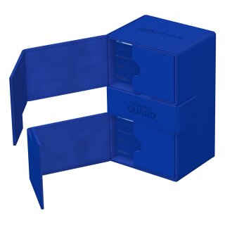 Ultimate Guard Twin Flip`n`Tray 160+ XenoSkin Monocolor - Blau