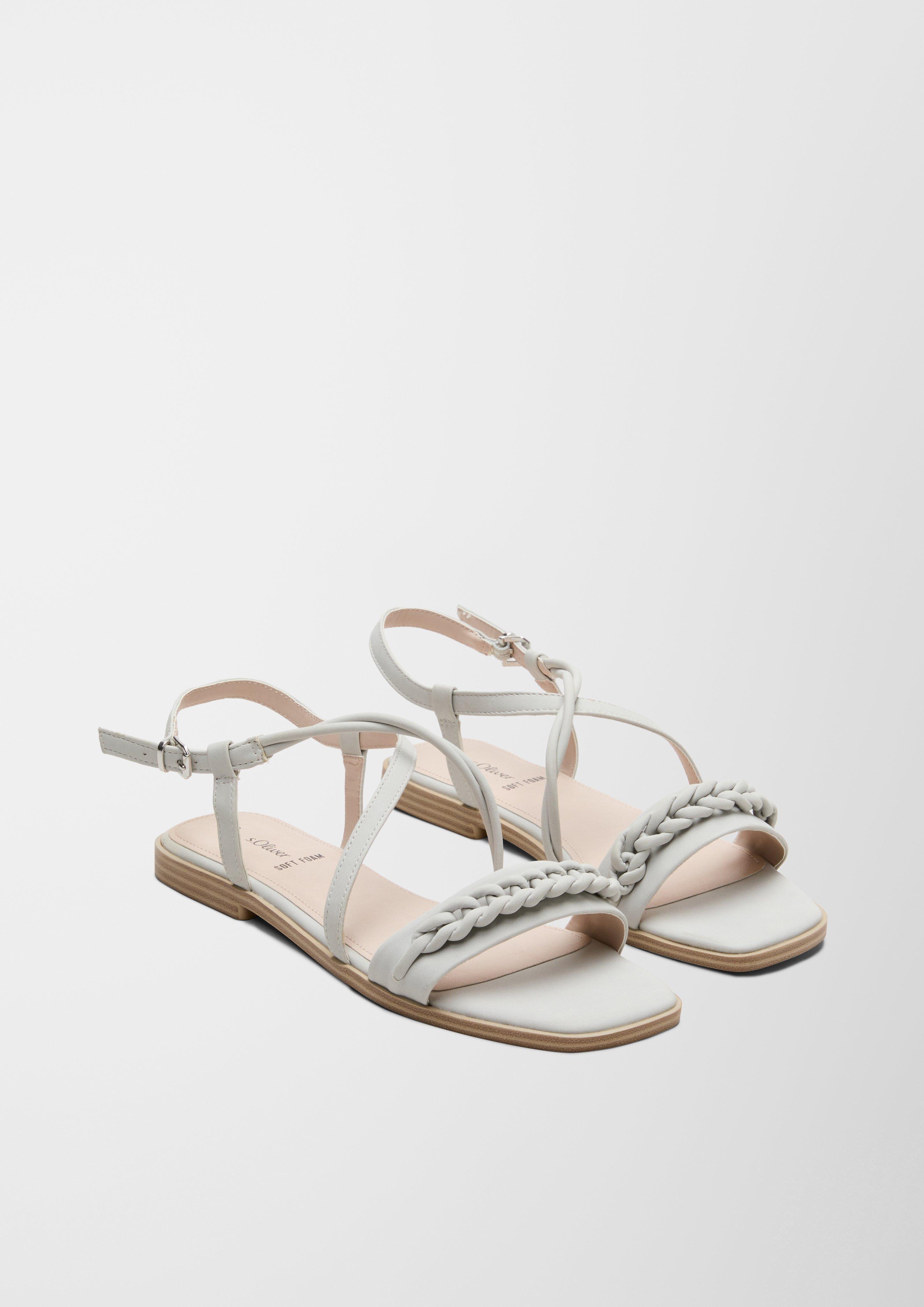 Sandalen mit Flecht-Detail  6007696-210