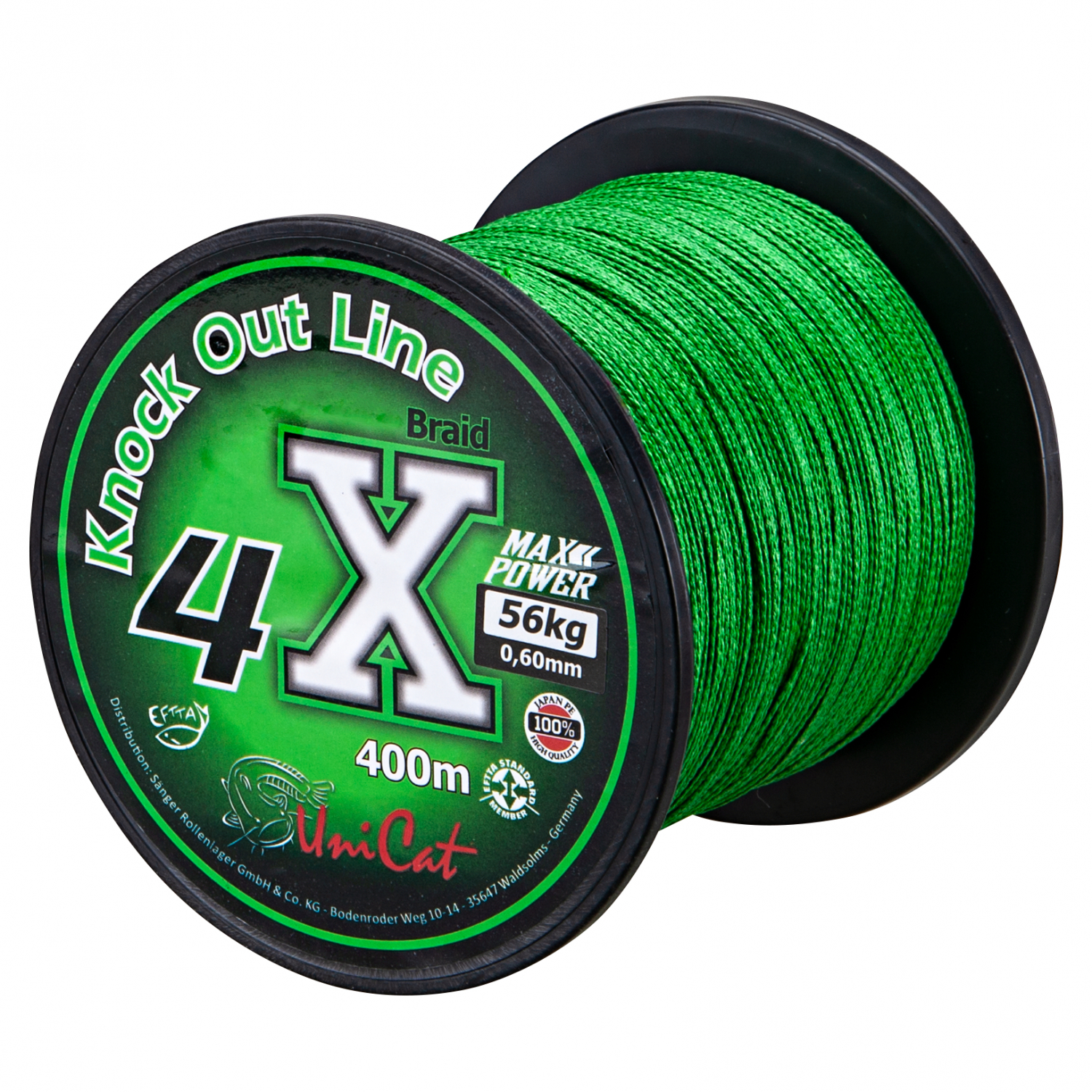 Uni Cat Wallerschnur 4X Braid Knock Out Line (400 m)