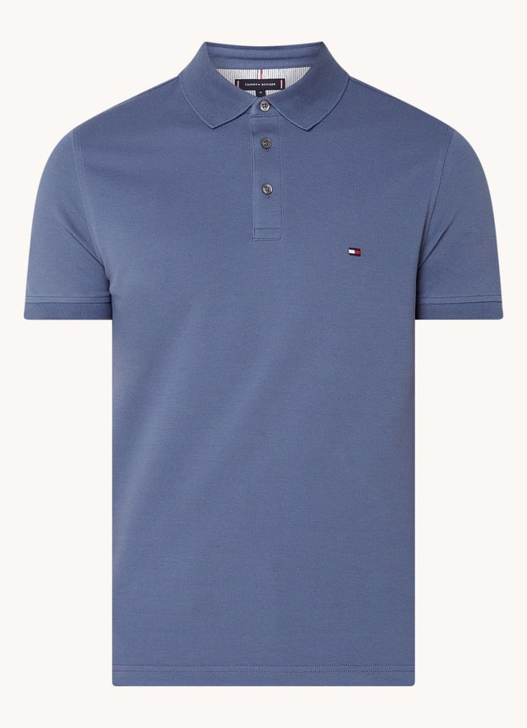 Polo Tommy Hilfiger 1985 slim fit com bordado do logotipo