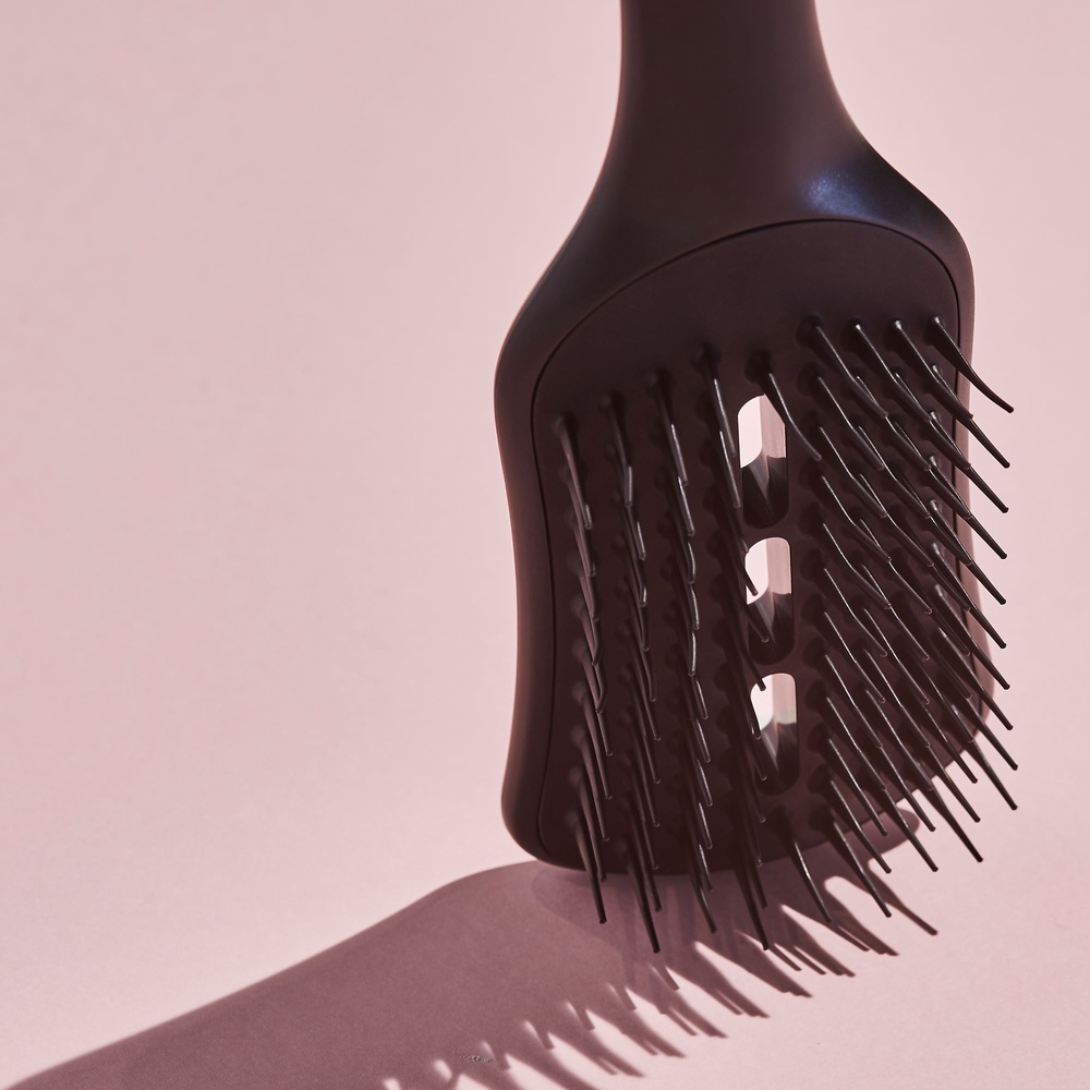Tangle teezer Easy Dry & Go Vented Hairbrush, Jet Black Brosse à cheveux pour le séchage