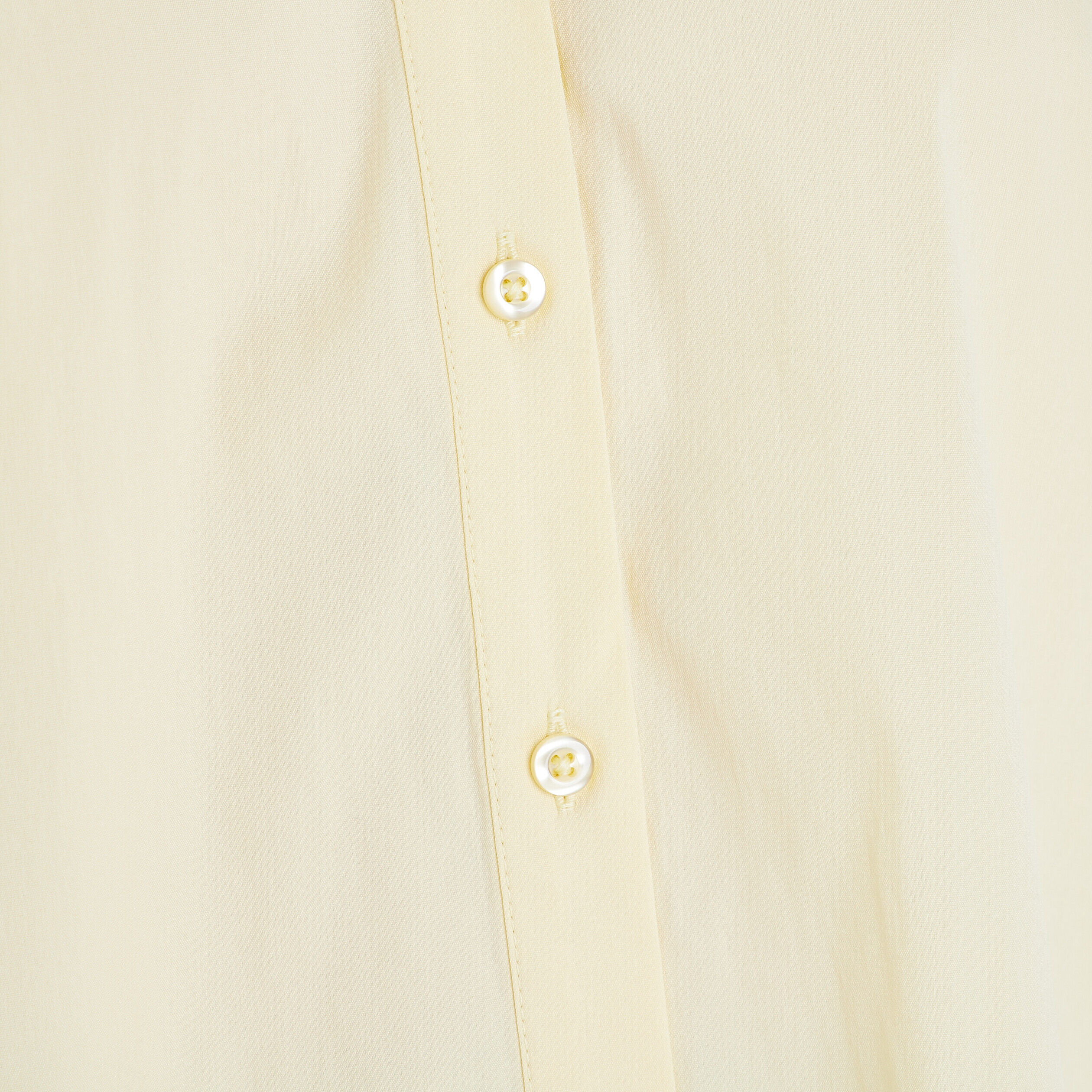 Chemise manches longues jaune clair femme | Cache Cache