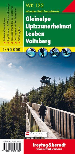 Freytag & Berndt - Gleinalpe - Lipizzanerheimat - Leoben - Voitsberg - Wanderkarte