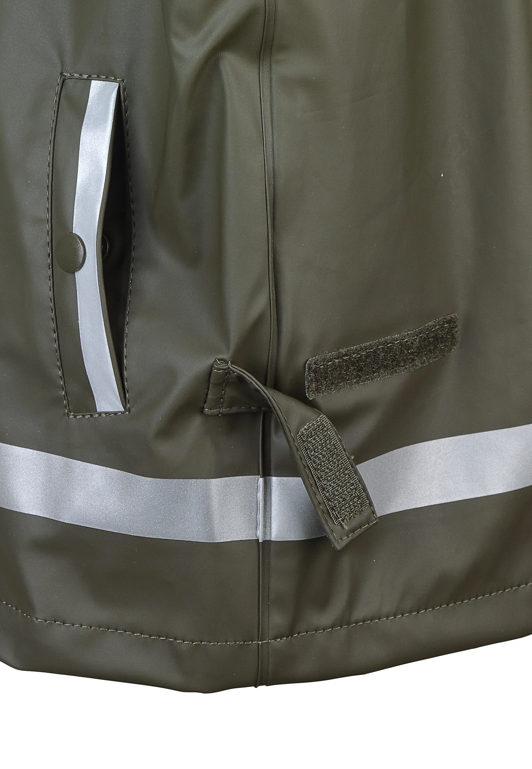 Regenjacke ungefüttert mit Reflektoren,wasserdicht