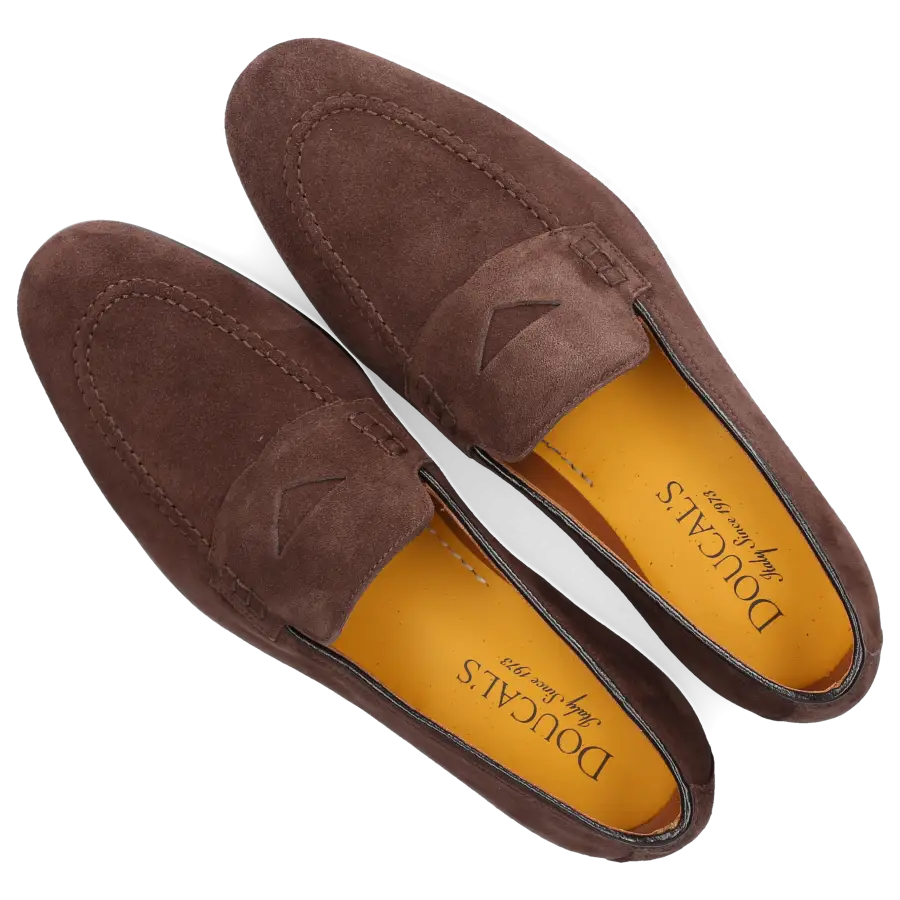 Doucal's - Loafer 2983 Veloursleder - braun