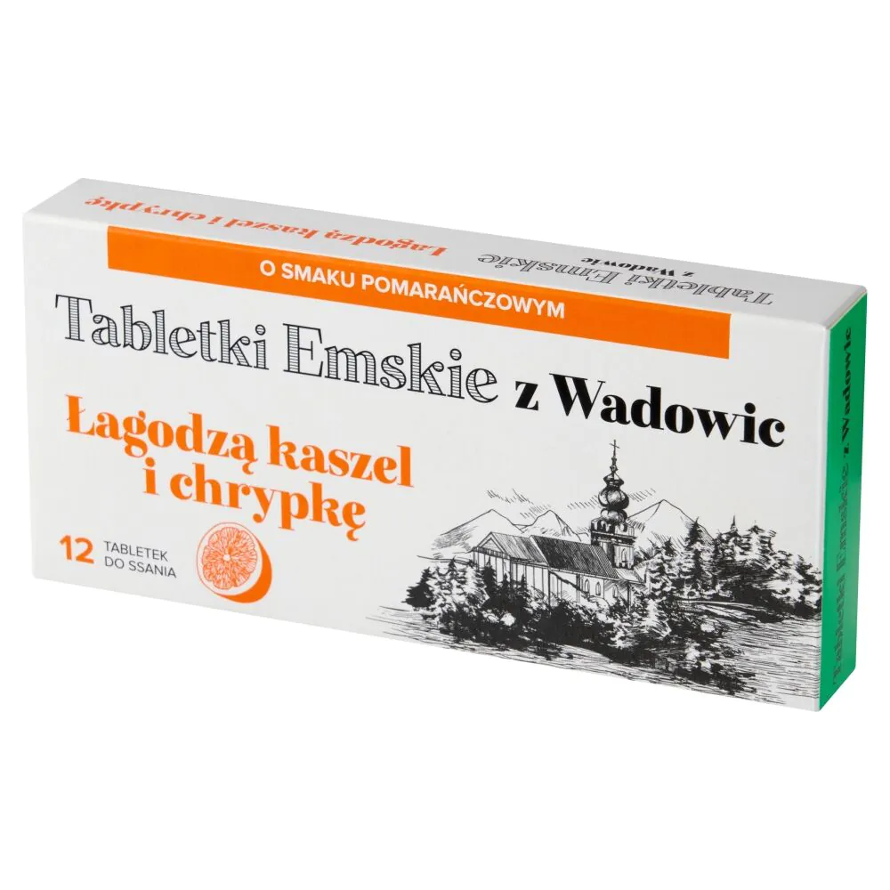Emskie tablete iz Wadowica, okus narandže, pastile