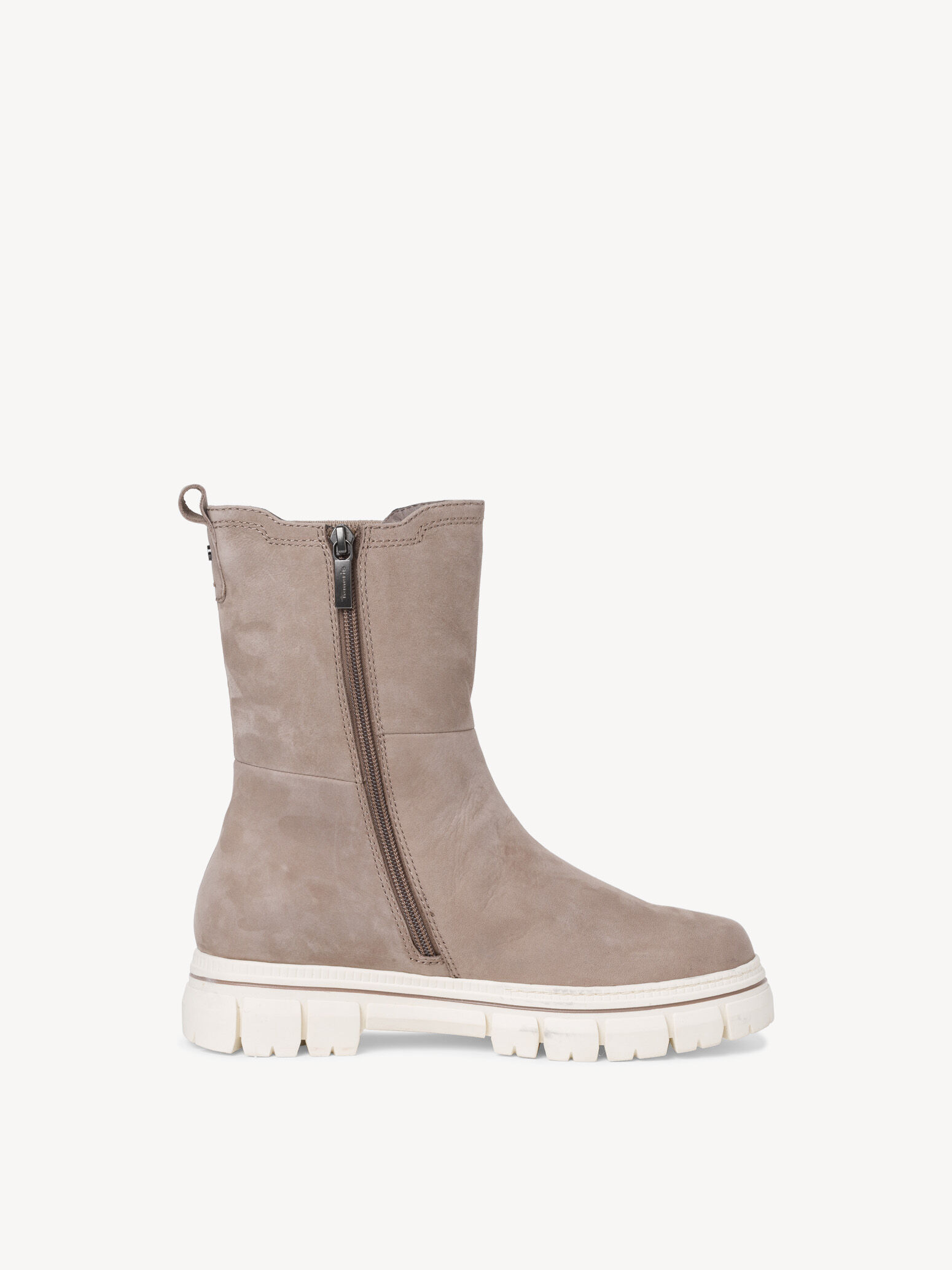 Bottine Chelsea en cuir - marron