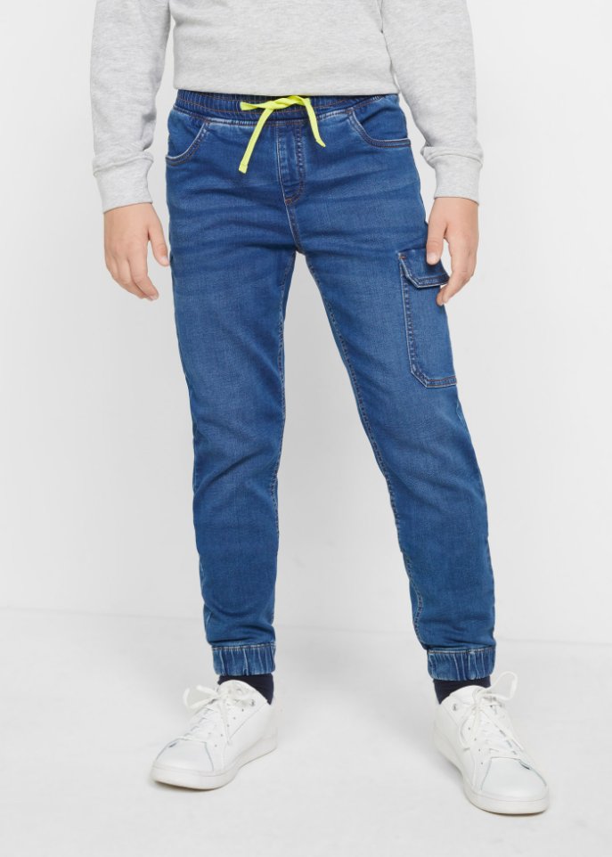 Jungen Cargo Sweat-Jeans, Slim Fit