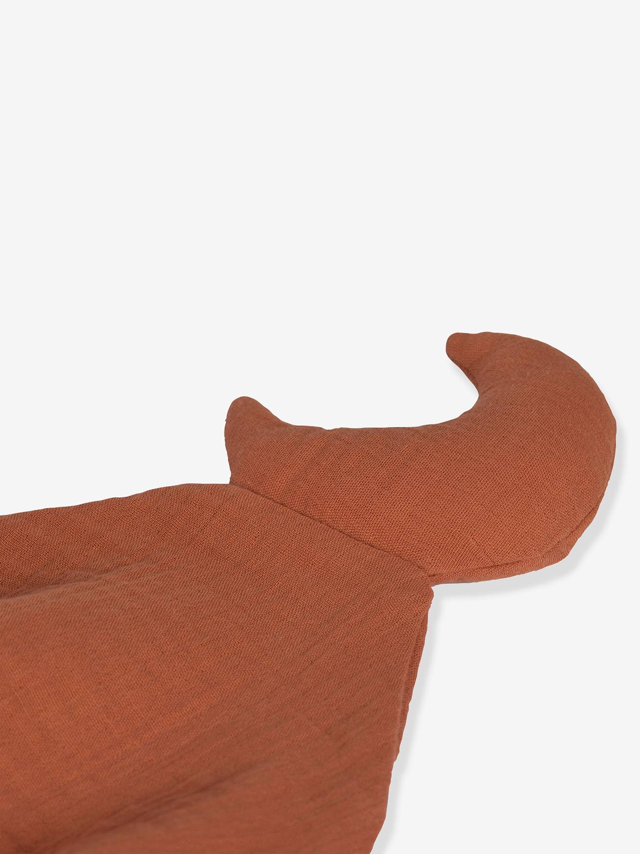 Doudou en coton bio GOTS ELHÉE rose