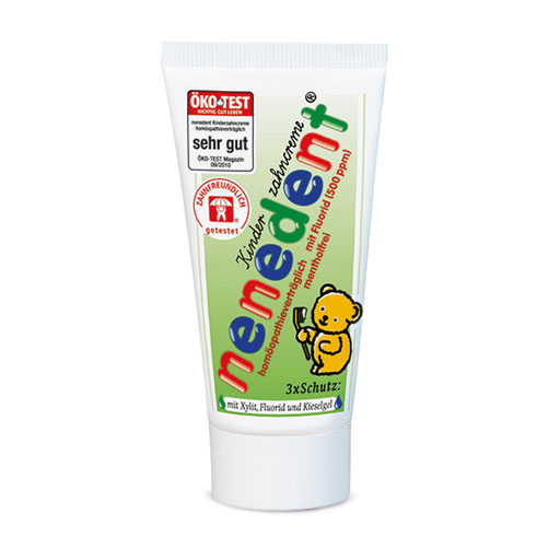NENEDENT Kinderzahnpasta homöopathieverträglich mit Fluorid  50 ml  Zahncreme