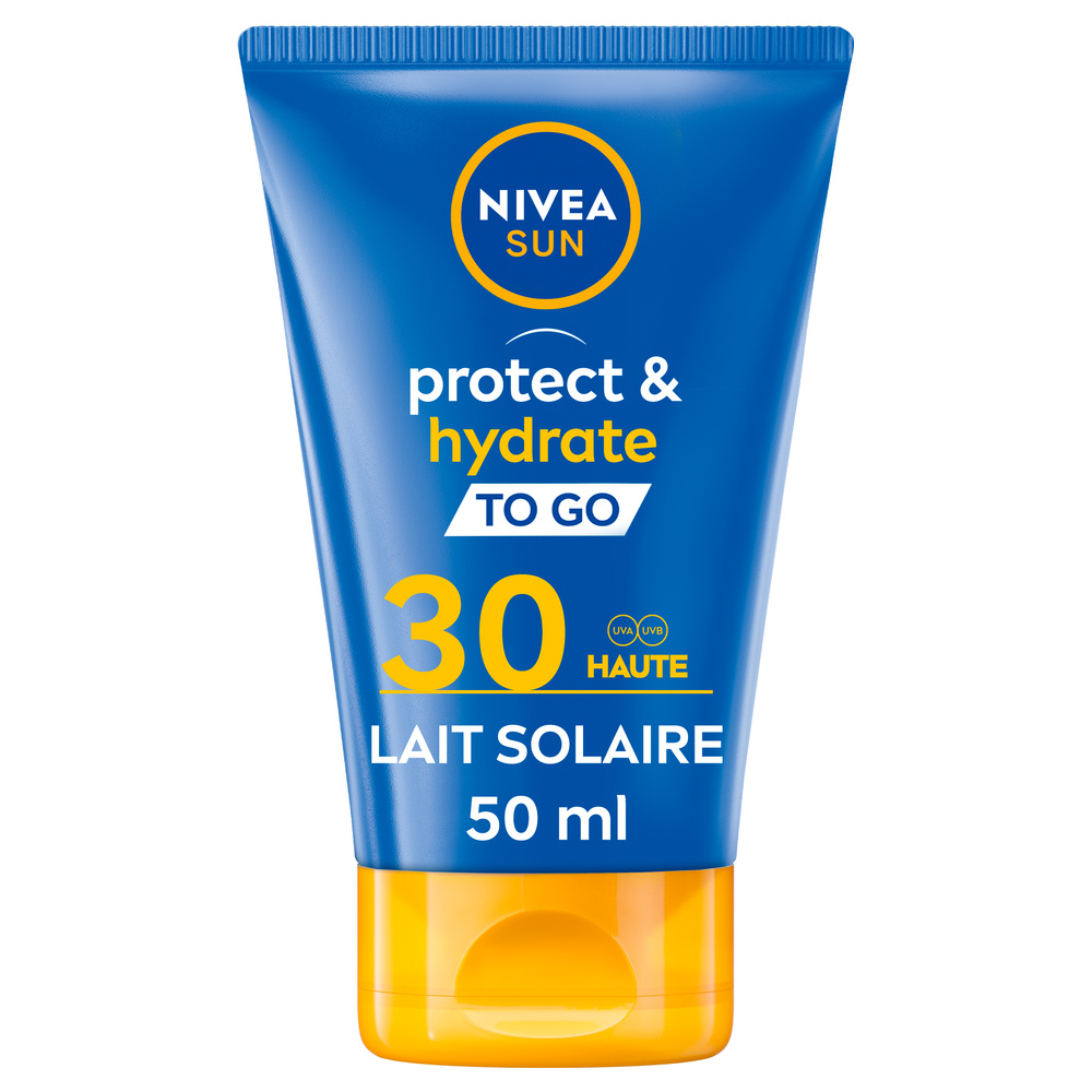 nivea Lait Protect & Hydrate FPS 30 Format voyage 50ml Protection solaire mini format