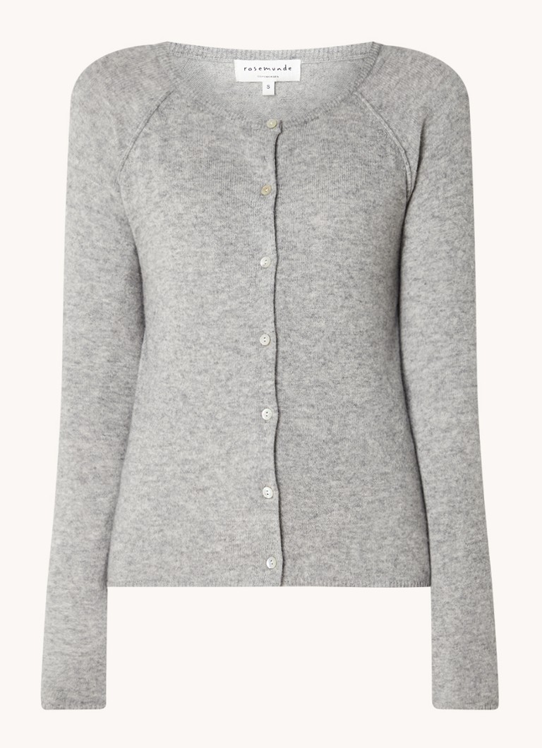 Rosemunde Fine-knit cardigan in cashmere blend