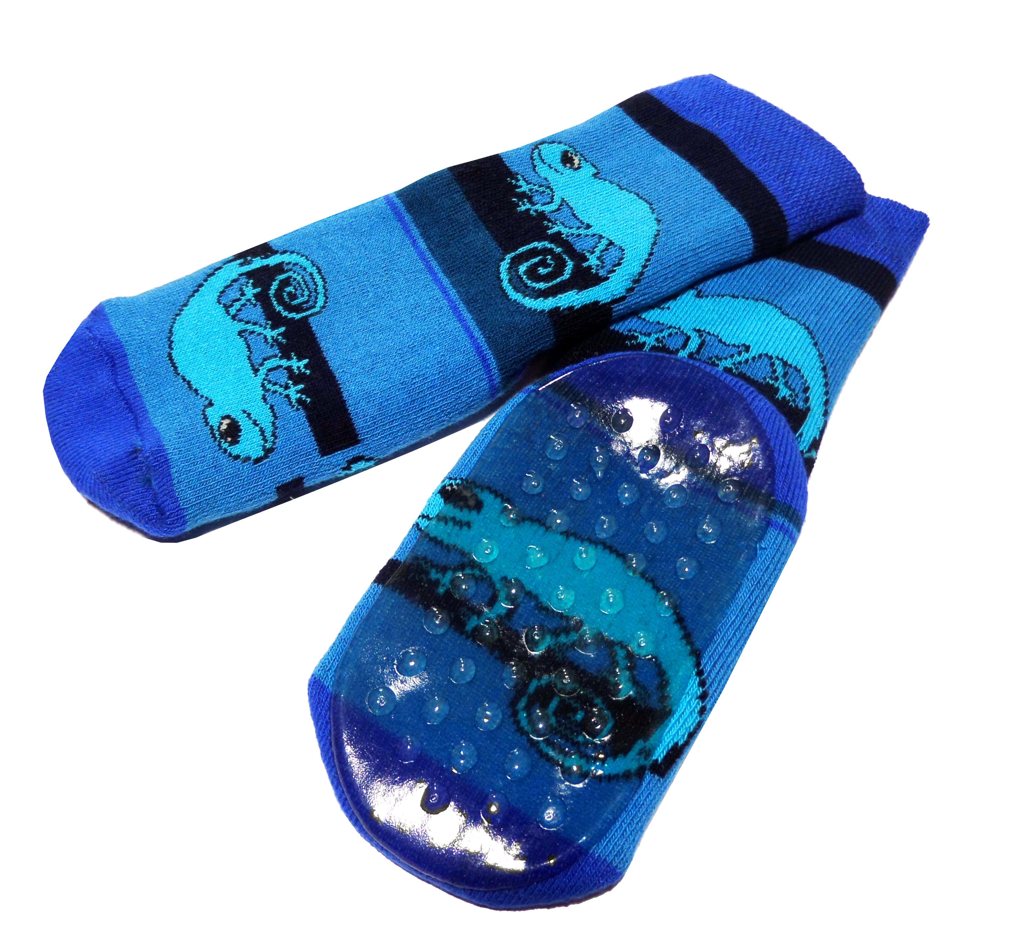 WERI SPEZIALS Strumpfhersteller GmbH ABS-Socken Kinder ABS-Socken >>Chamäleon<< aus Baumwolle mit Frottee