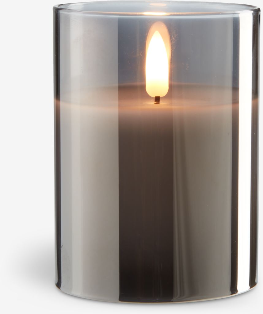Lampa sześcienna LED KLAUS KLAUS Ø8xH10cm szara