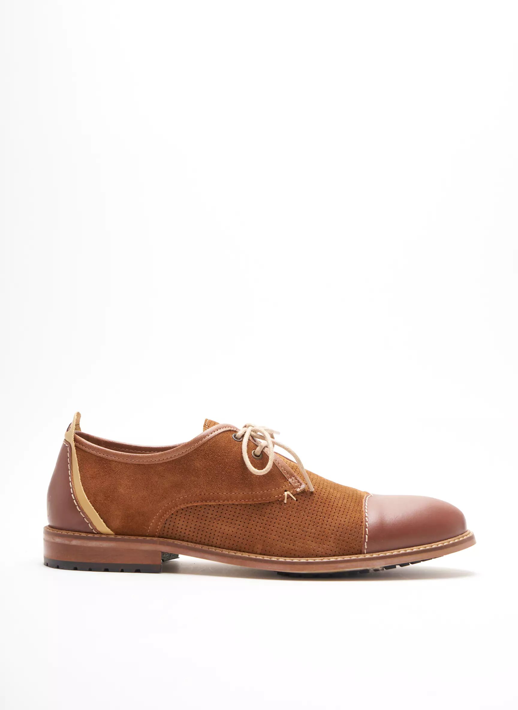 M Moustache Derby Homme couleur marron