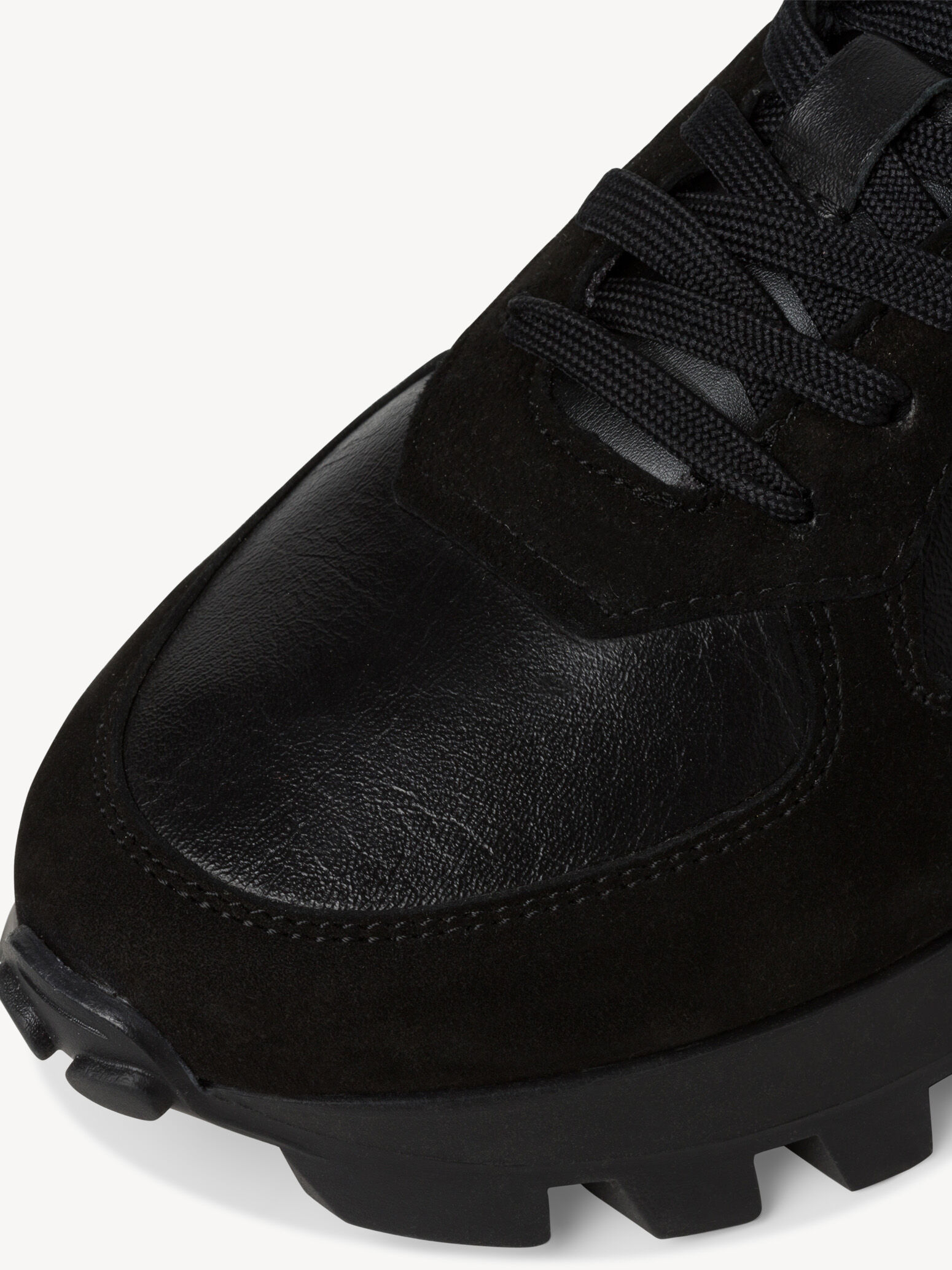 Basket en cuir - noir