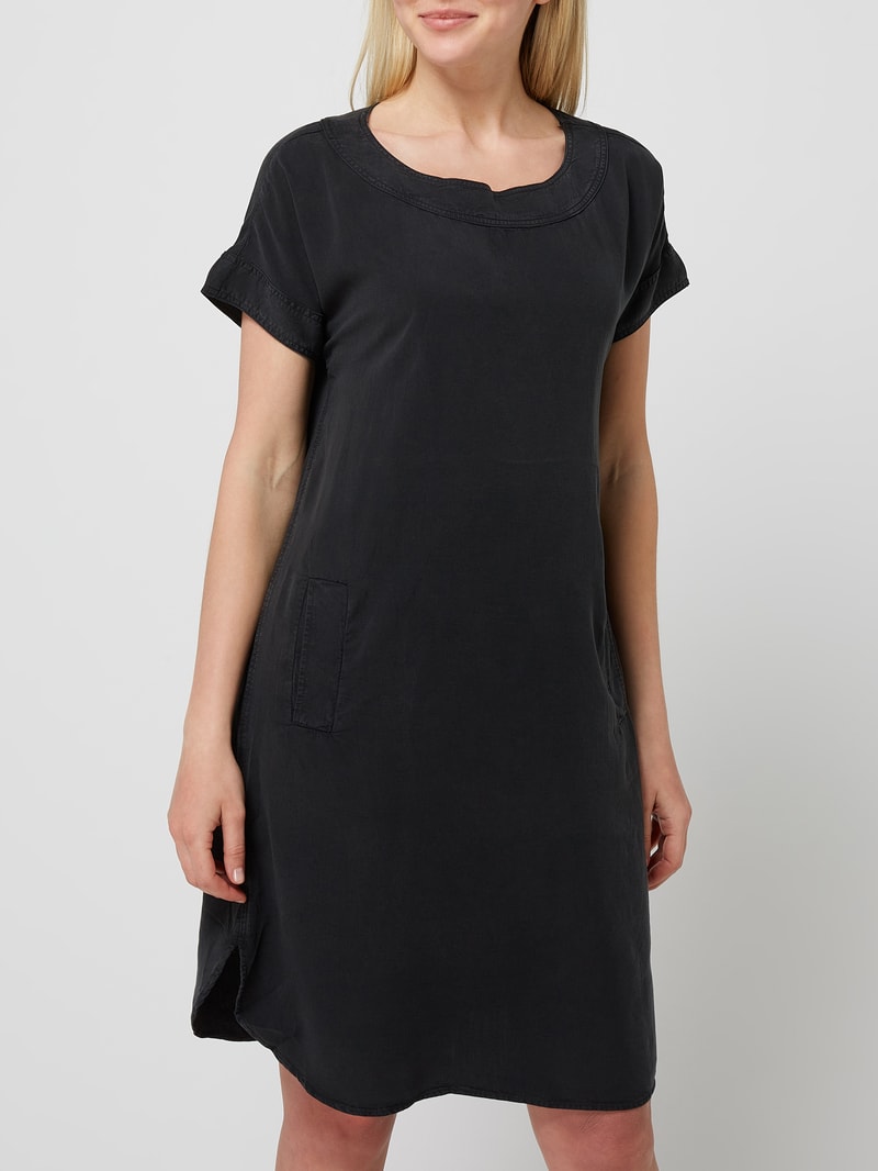 Kleid aus Lyocell in schwarz