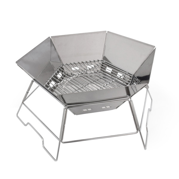GRILL- UND FEUERSCHALE HEXAGON - Grill