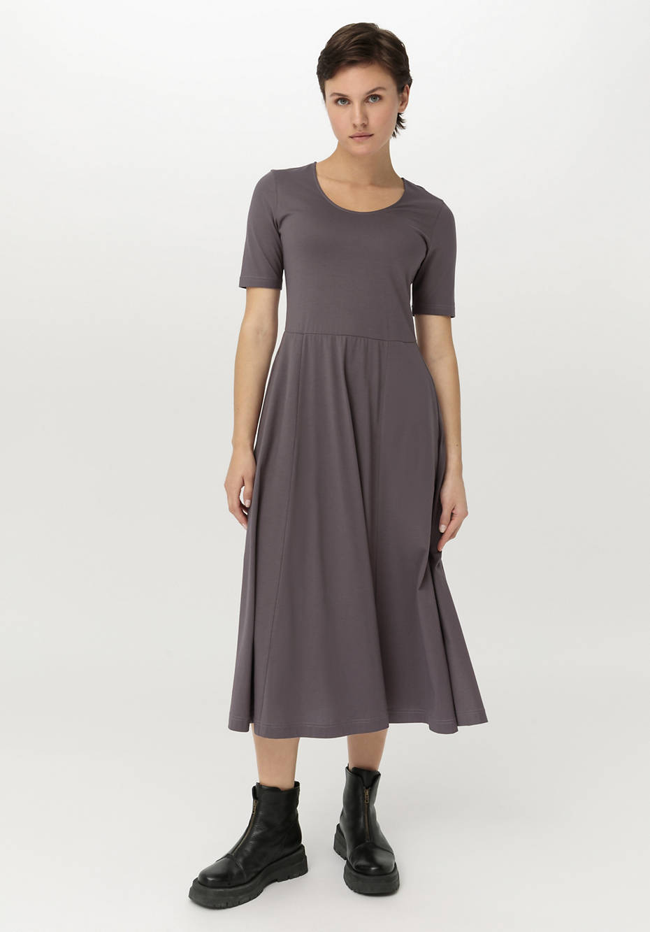 Midi-Kleid aus reiner Bio-Baumwolle