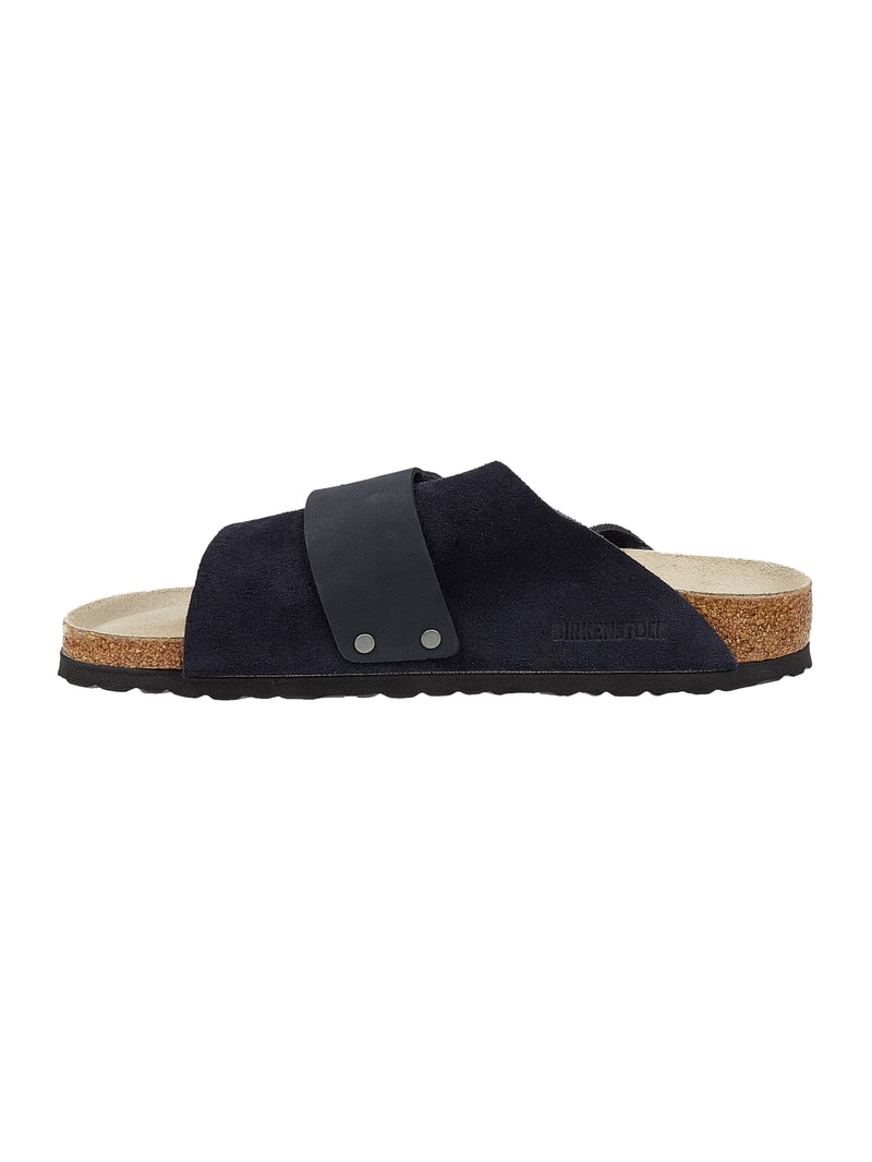 Sandalen aus Nubukleder Modell 'Kyoto' in blau