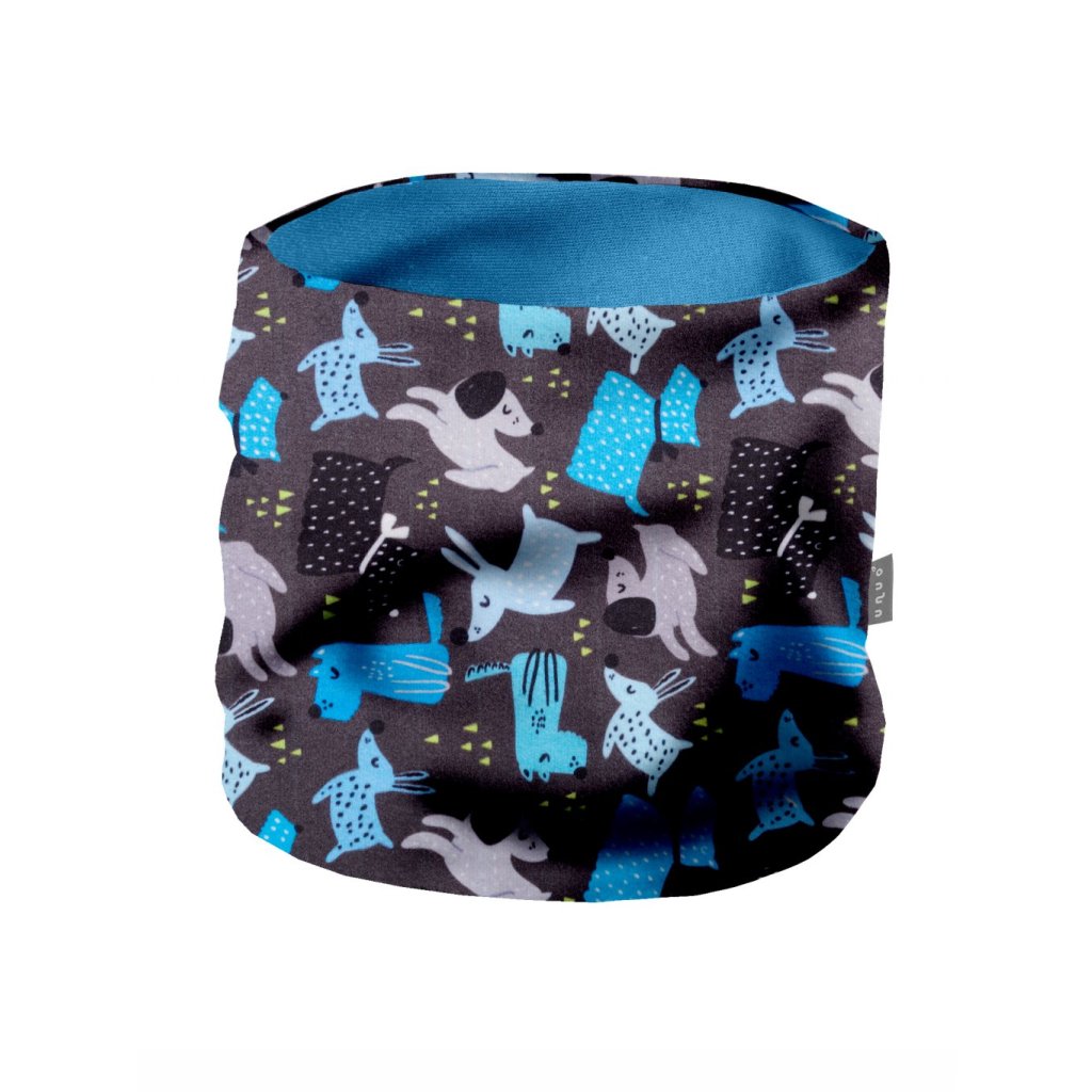 Unuo Basic Fleece-Schlauchschal für Kinder Hunde