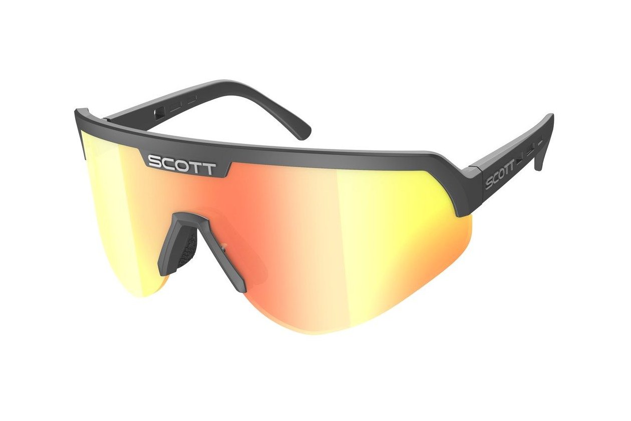 Scott Sport Shield Sonnenbrille black / red chrome