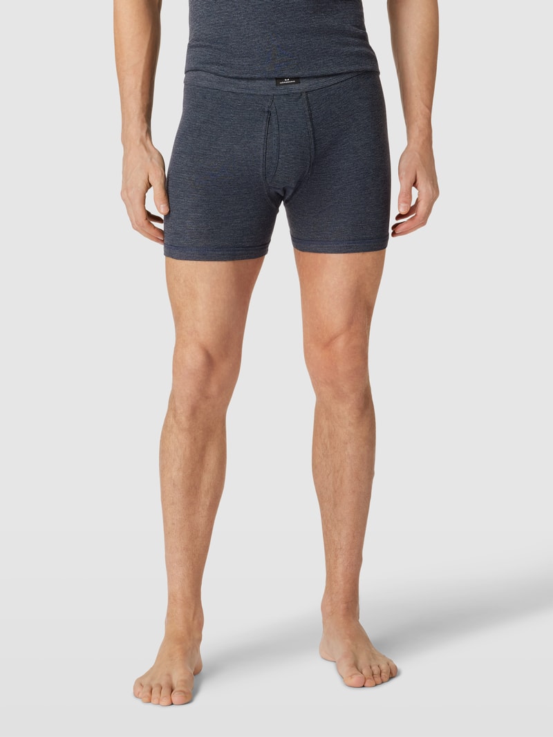 Trunks mit Streifenmuster in marineblau