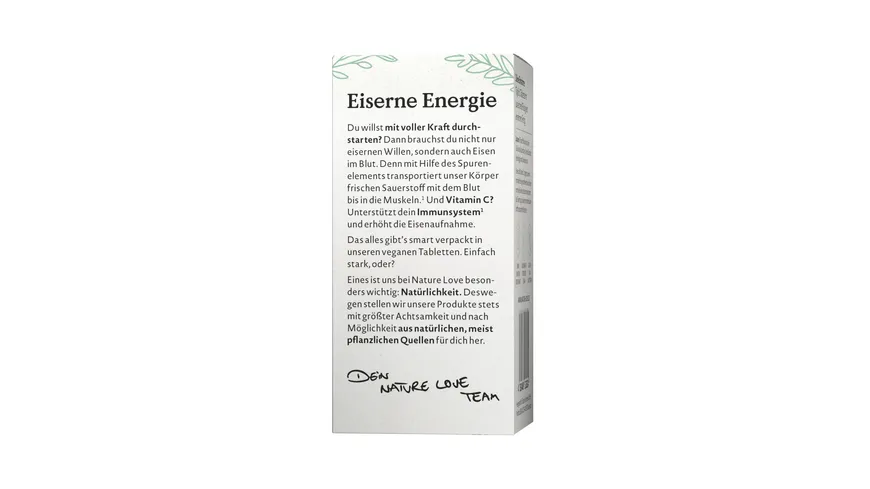 NATURE LOVE Eisen & Vitamin C 45 g