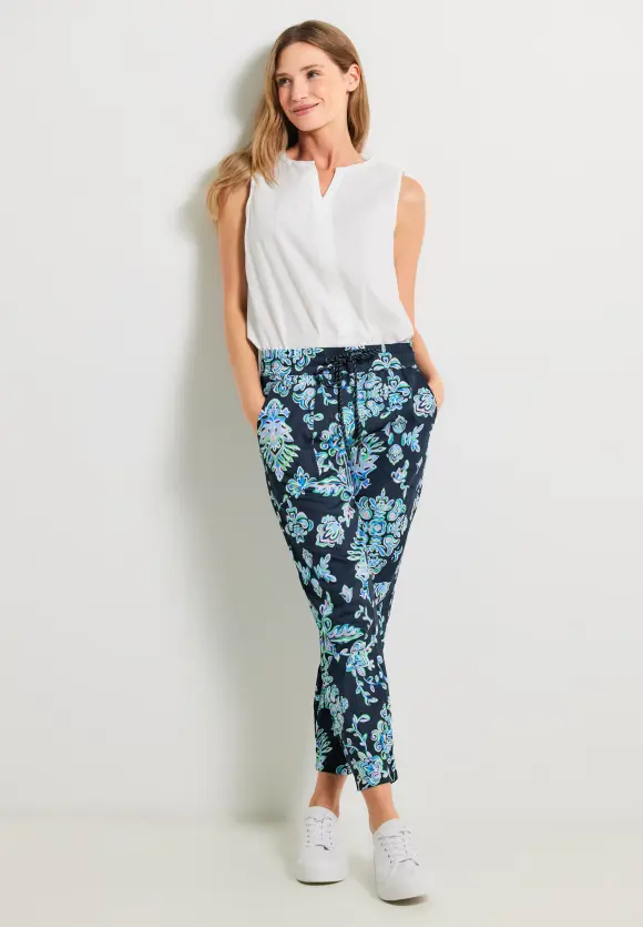 CECIL Casual Fit Hose mit Print