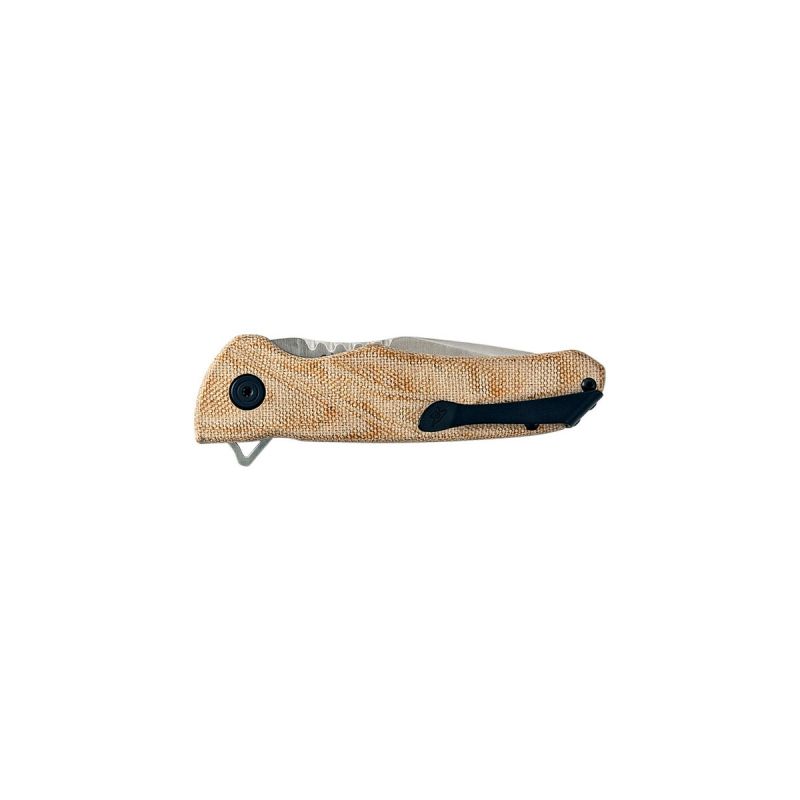 Buck Sprint Pro Tan Canvas Micarta S30V 0841TNS