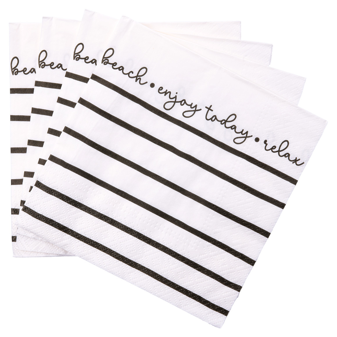 20 Servietten mit Schriftzug