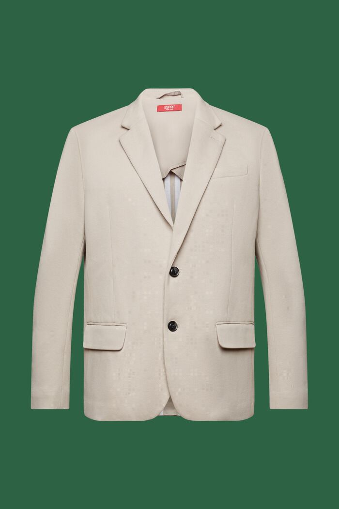 Strickblazer aus Baumwollmix