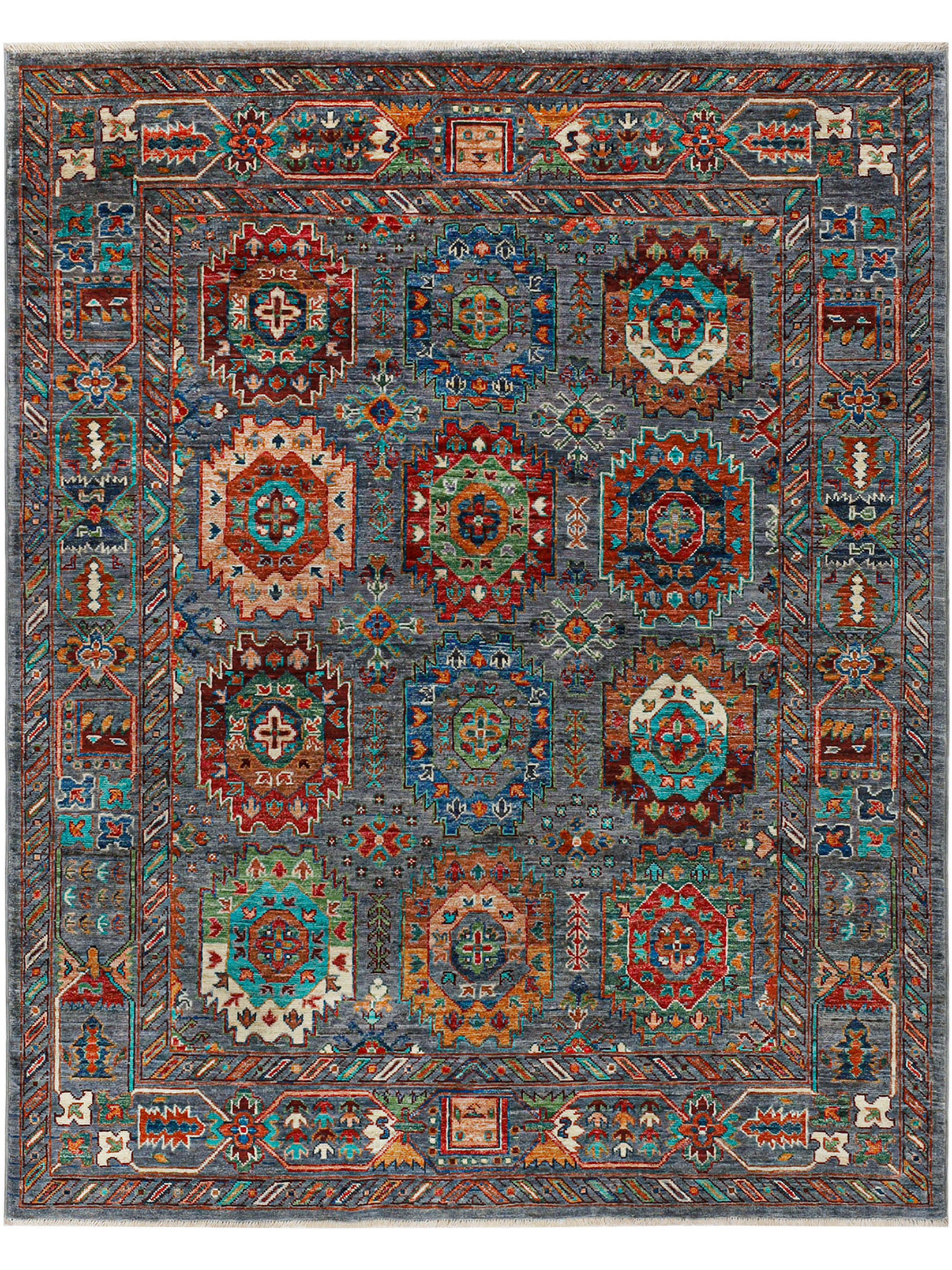 Buchara Ghazni ca. 155 x 194 cm, Unikat / Einzelstück