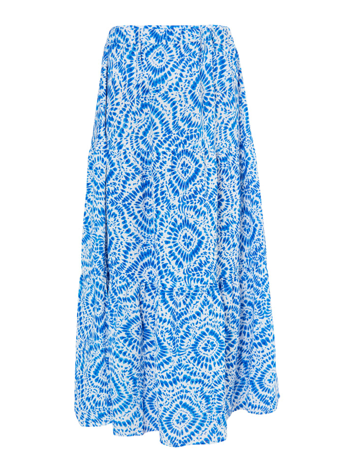 IZIA Maxirock Mit Print in Blau günstig kaufen