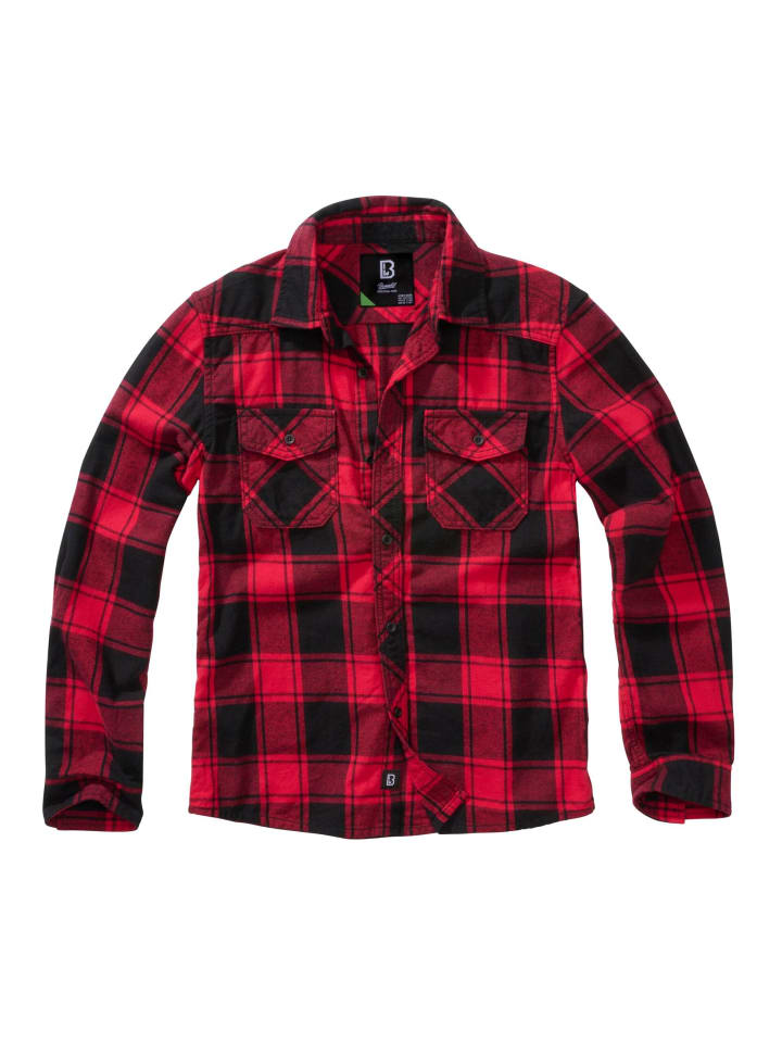 Brandit Brandit Hemden in red/black günstig kaufen