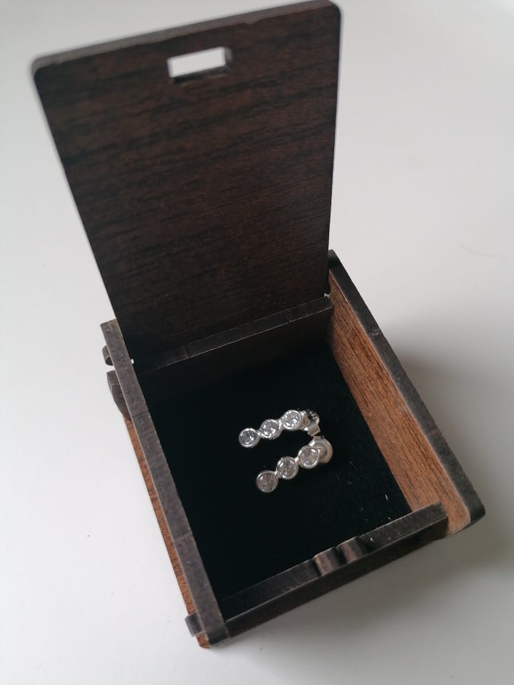 Lodie Silver Silber-Ohrstecker mit Edelsteinen günstig kaufen onesize