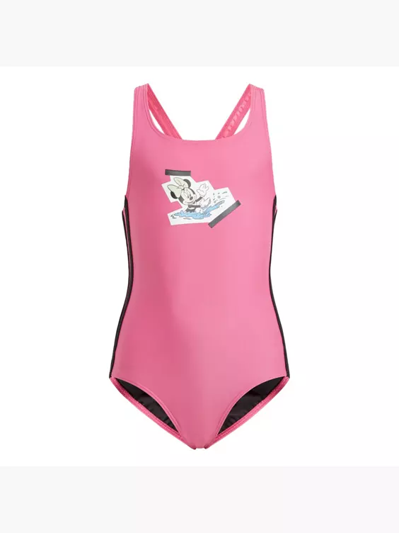 adidas adidas x Disney Minnie Maus 3-Streifen Badeanzug