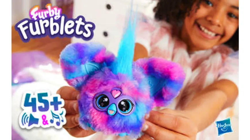 Hasbro - Furby Furblets Mini elektronisches Plüschspielzeug, 1 Stück, sortiert